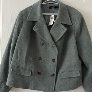 NWT Ralph Lauren Double-Breasted Herringbone Coat